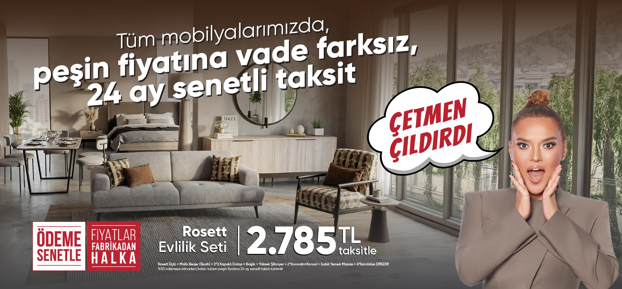 rosett evlilik seti