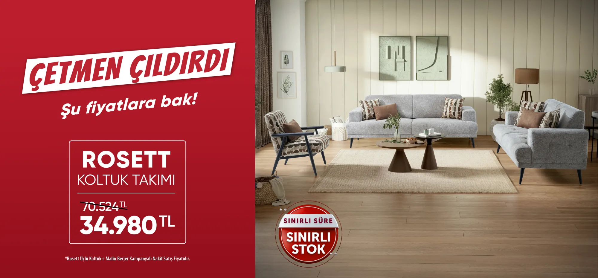 rosett koltuk takımı